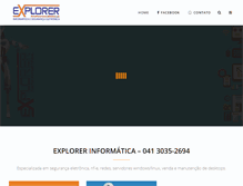 Tablet Screenshot of explorerinformatica.com